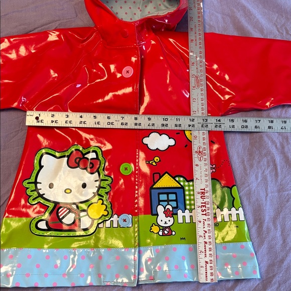 Adorable Hello Kitty by Sanrio 3T raincoat. EUC - Picture 4 of 12